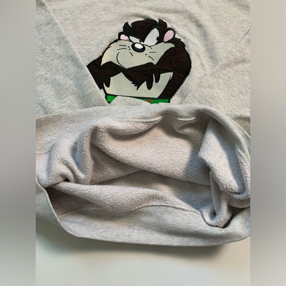 Vintage Looney Tunes Taz Sweatshirt Size M-L - Picture 11 of 11